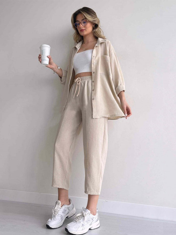 Jenna - Linen two-piece set