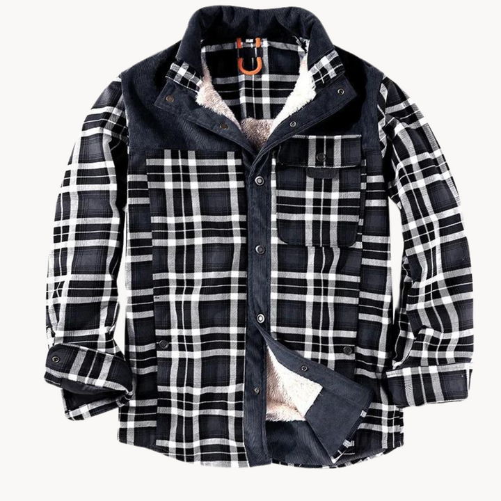 Robert - Fleece-Lined Plaid Shirt