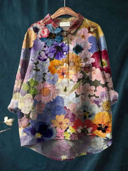 Audrey - Elegant Floral Blouse