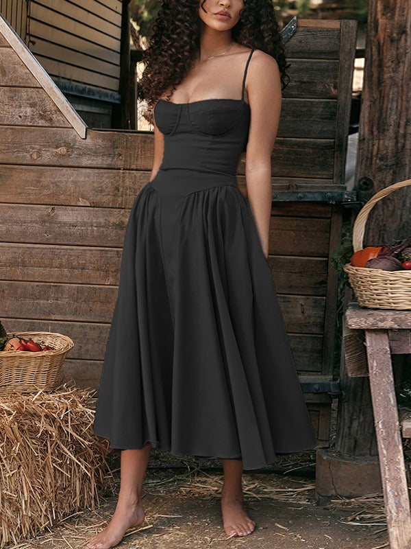 Helene - Midi Corset Dress