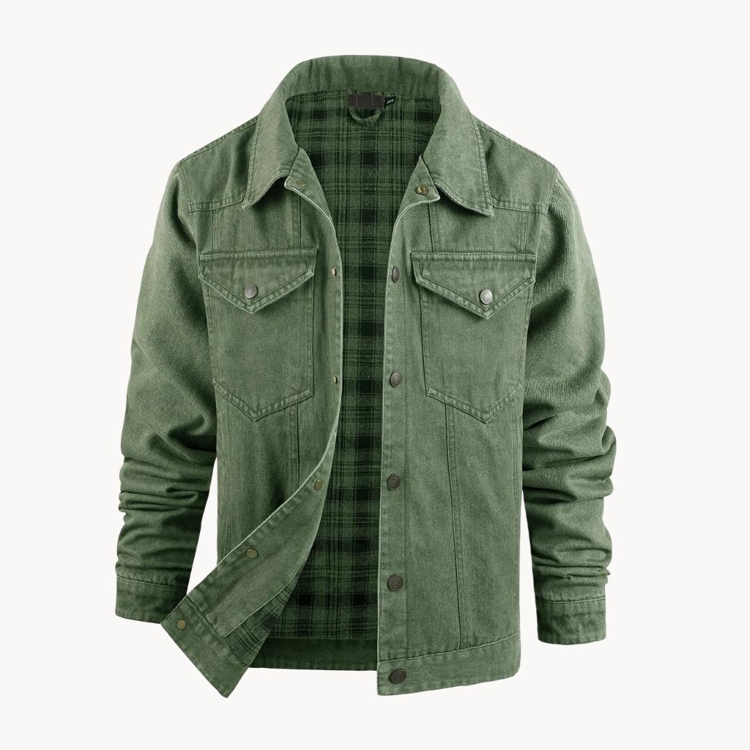 Oliver - Flannel Lined Shirt Jacket