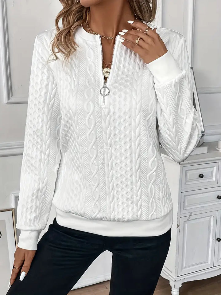 Antonia - Chic Zip-Up Sweater