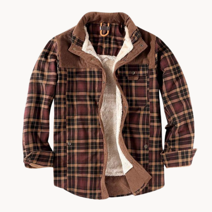 Robert - Fleece-Lined Plaid Shirt