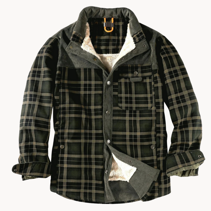 Robert - Fleece-Lined Plaid Shirt