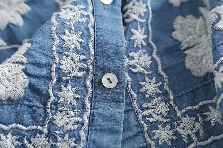 Karla -  Unique Denim Cardigan