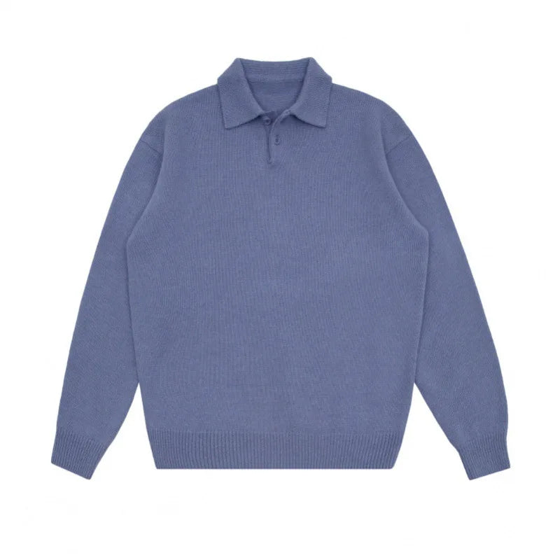 Julian - Cozy Knit Polo Sweater