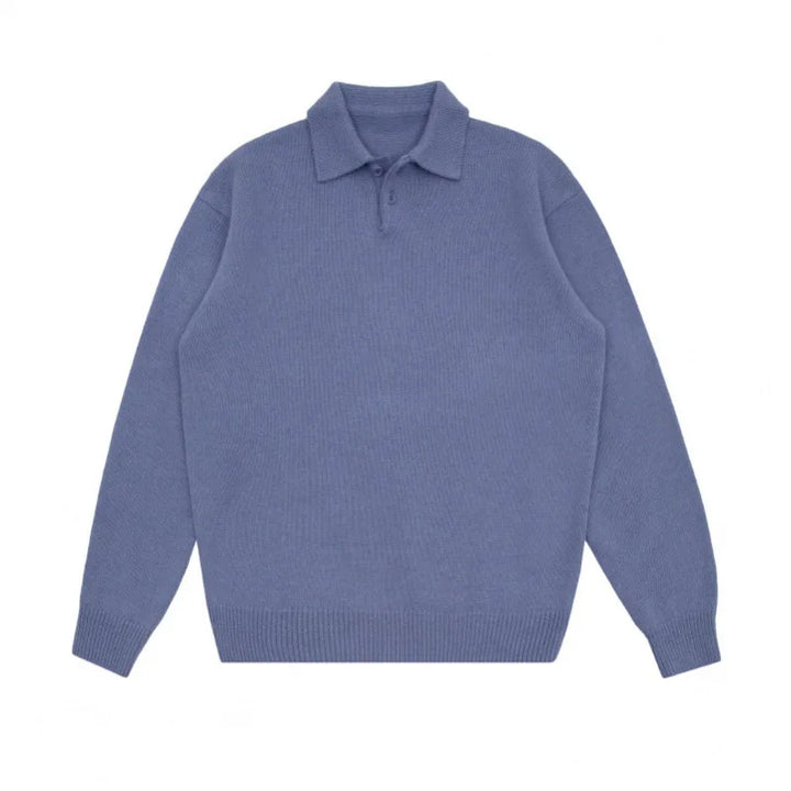 Julian - Cozy Knit Polo Sweater