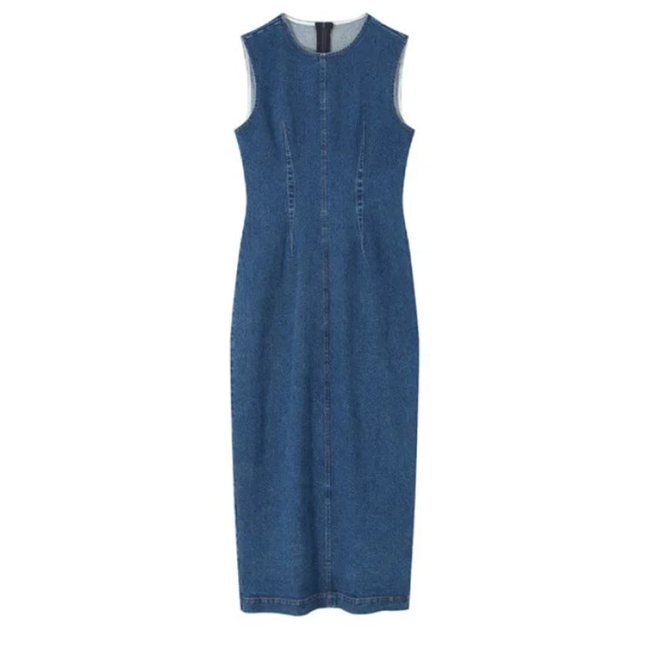 Zevida - Chic Slim Fit Denim Dress