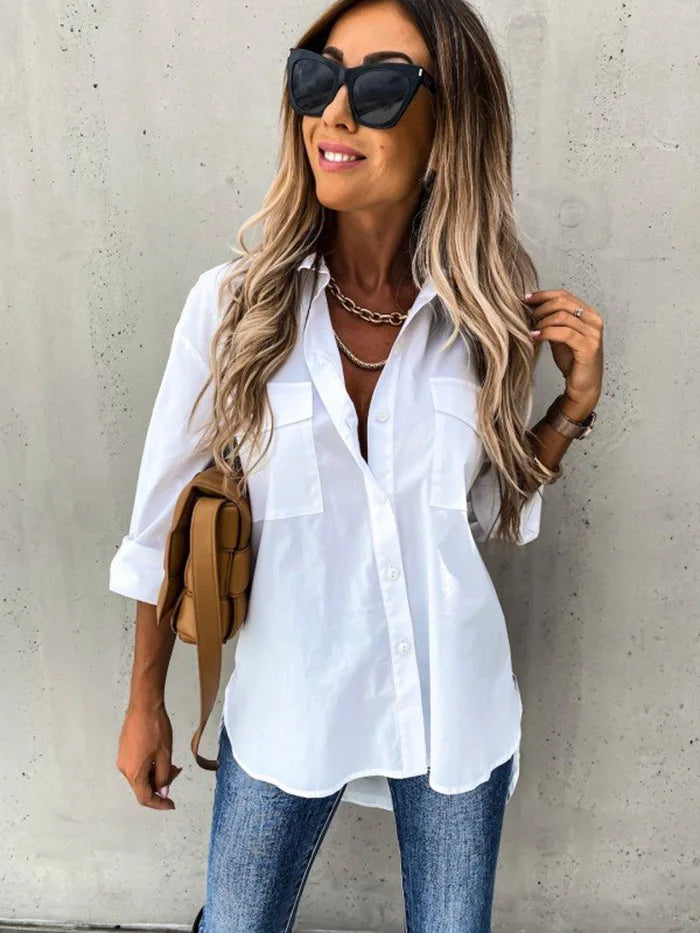 Leah | Casual Button-Down Shirt