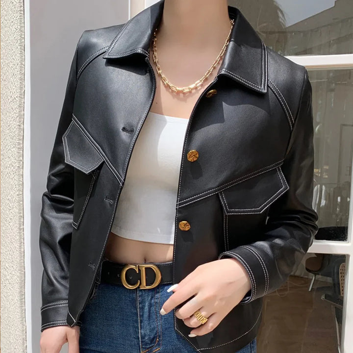 Betty - Modern Maven Leather Jacket