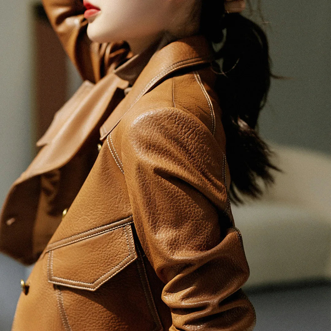 Betty - Modern Maven Leather Jacket