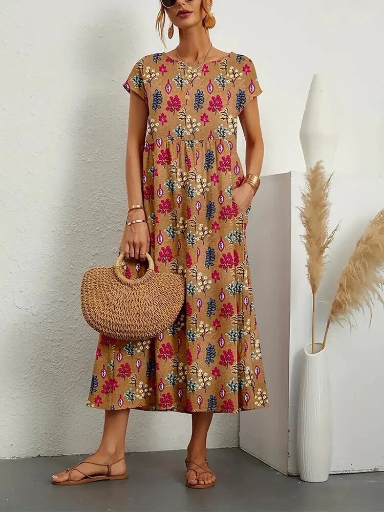 Anita - Elegant Floral Dress