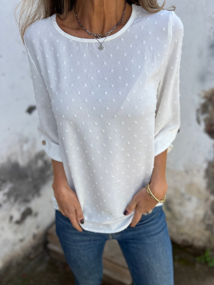 Anneliese - Stylish Half Sleeve Cotton Top