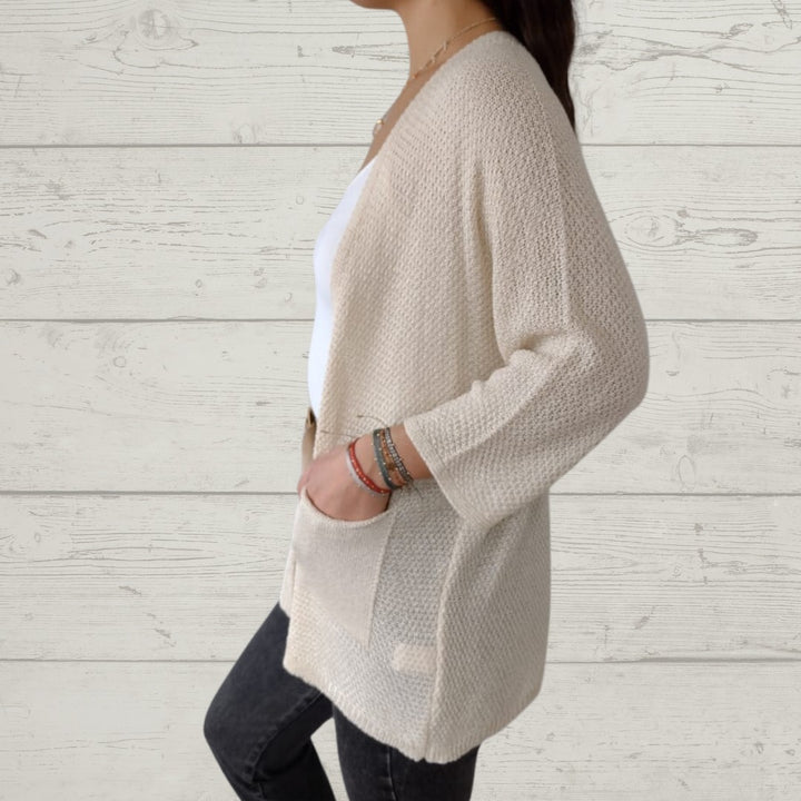 Lieselotte - Casual Cardigan with Stylish Pockets