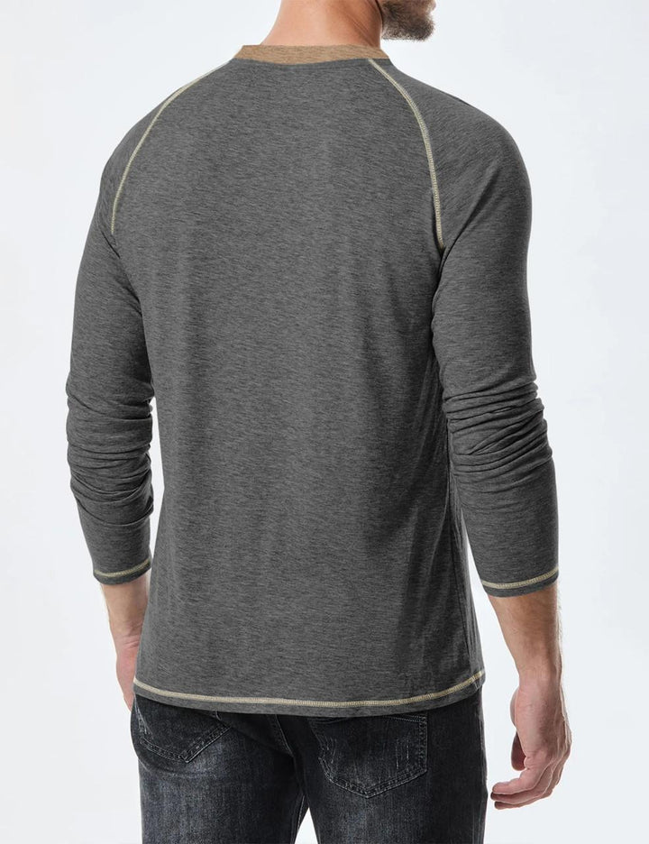 Jonathan - Long Raglan Sleeve T-Shirt For Men