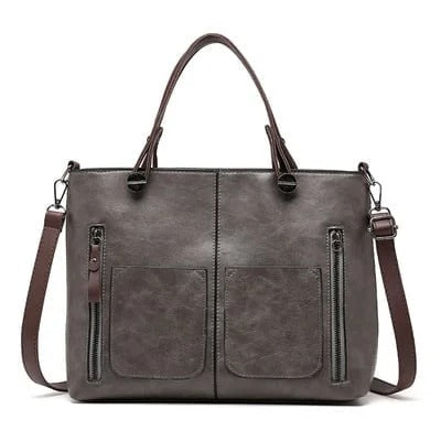 Stefanie - Women's Vintage Leather Shoulder Bag