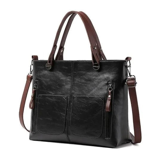 Stefanie - Women's Vintage Leather Shoulder Bag