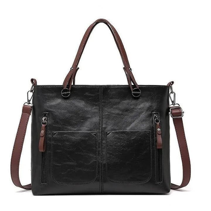 Stefanie - Women's Vintage Leather Shoulder Bag