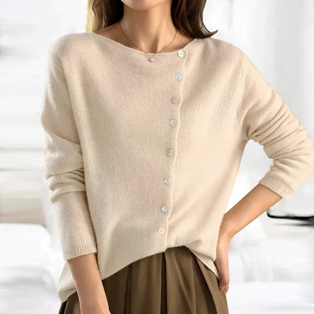 Sabine - Elegant Wool Cardigan