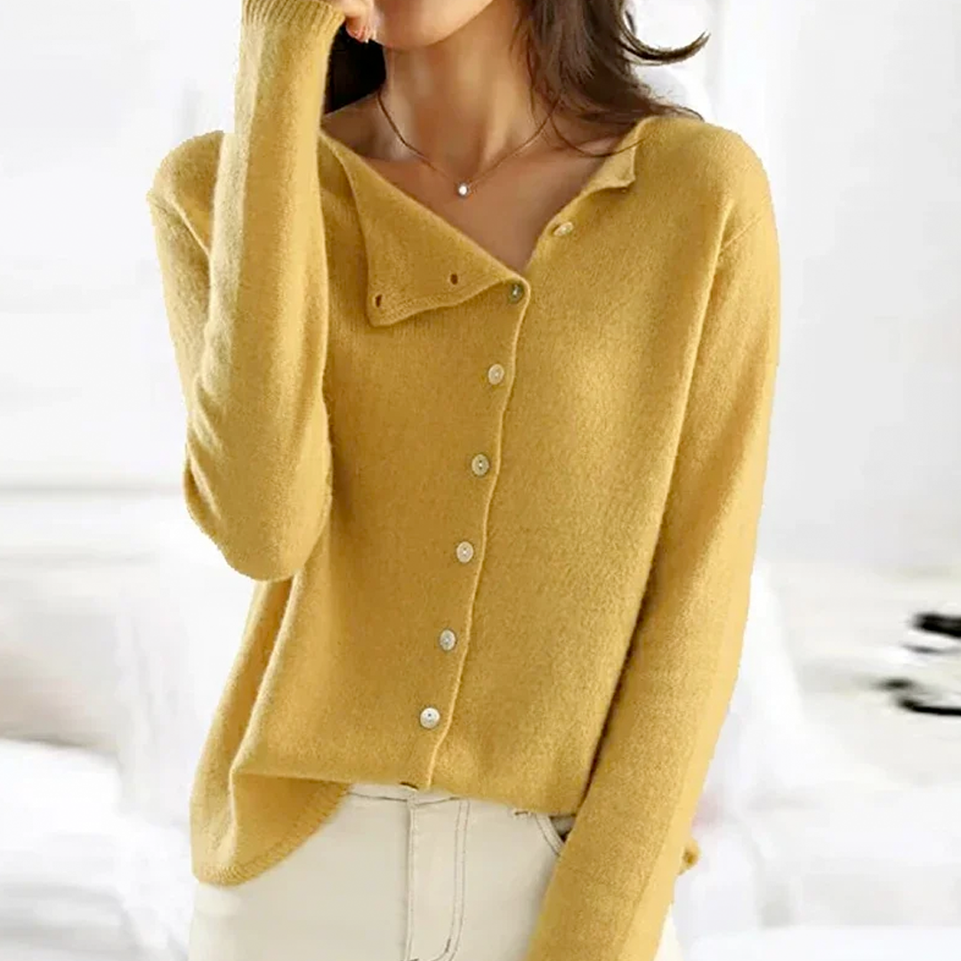 Sabine - Elegant Wool Cardigan