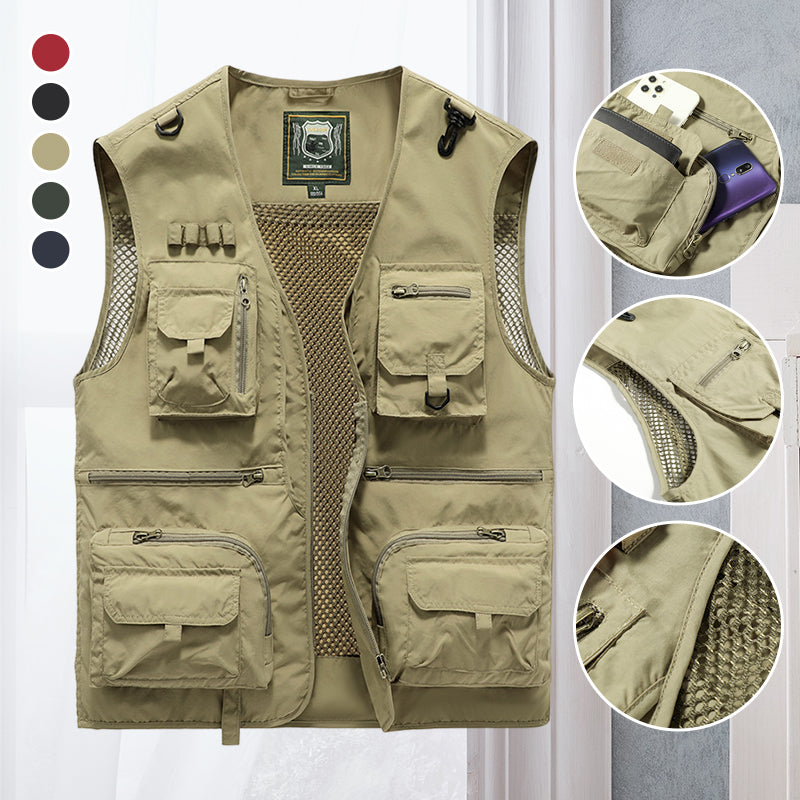 Simón - Summer Vest with Multiple Pockets