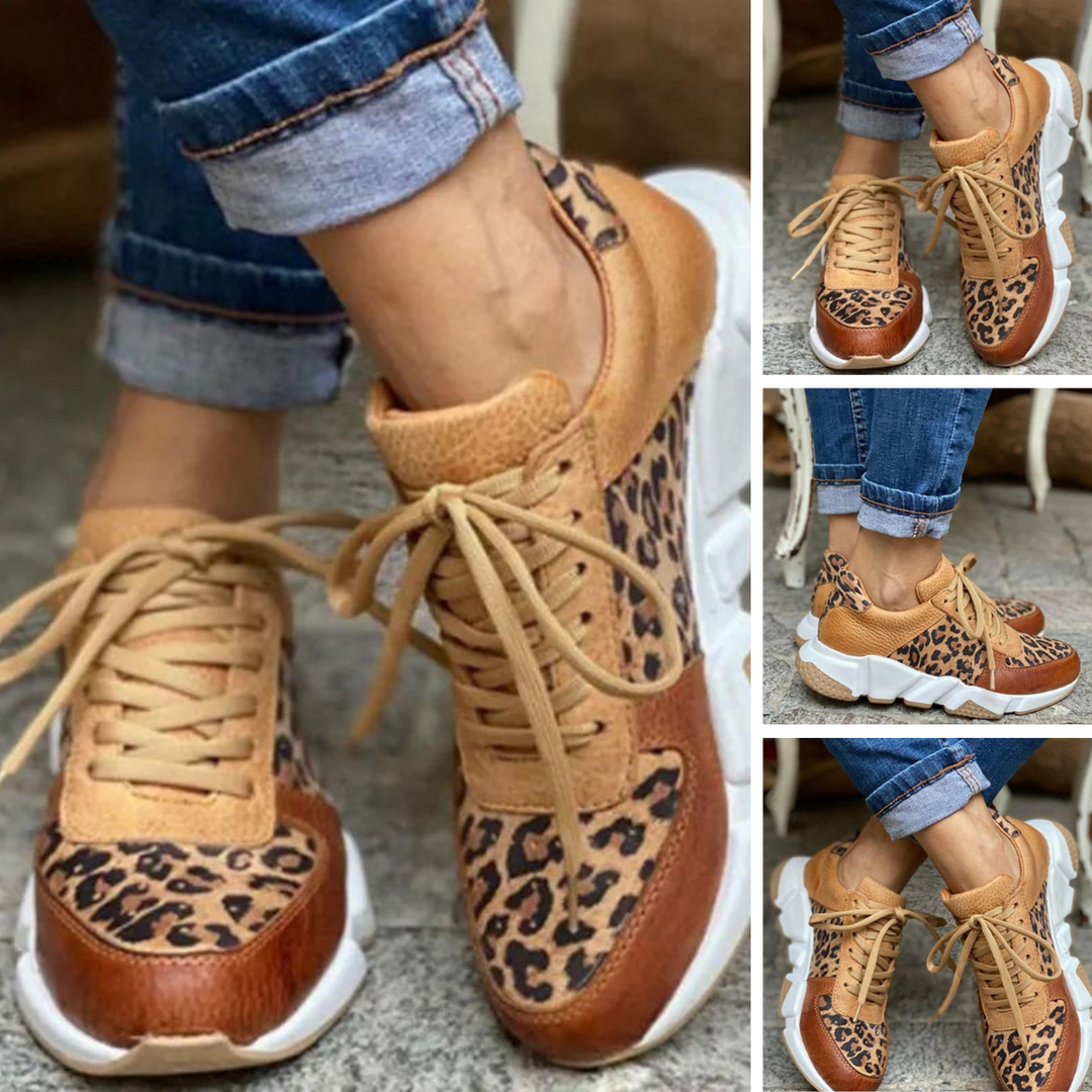 Ana - Leopard Print Sneakers