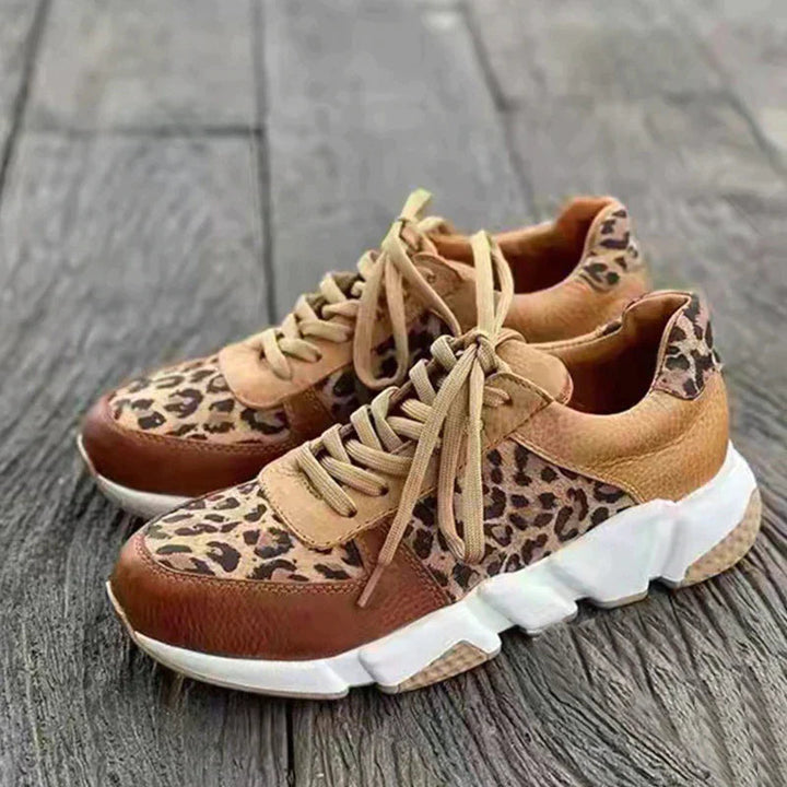 Ana - Leopard Print Sneakers