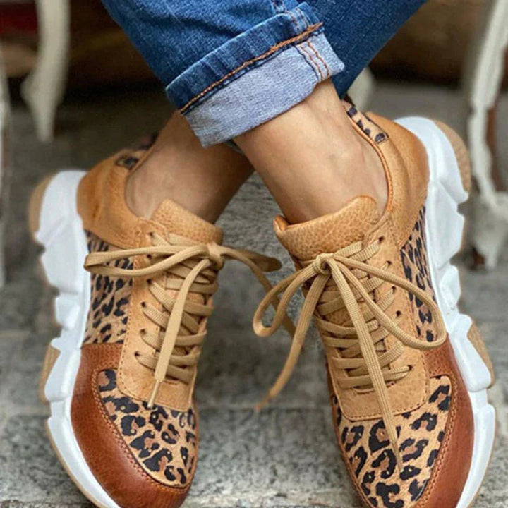 Ana - Leopard Print Sneakers