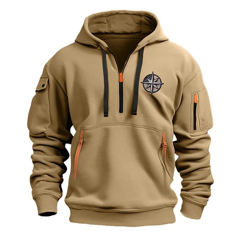 Joshua - Men's Casual Sports Multi-Zip Hoodie