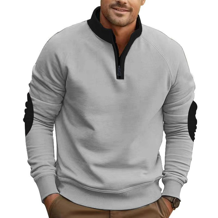 Samuel - Men's Colorblock Zipper Sweatshirt